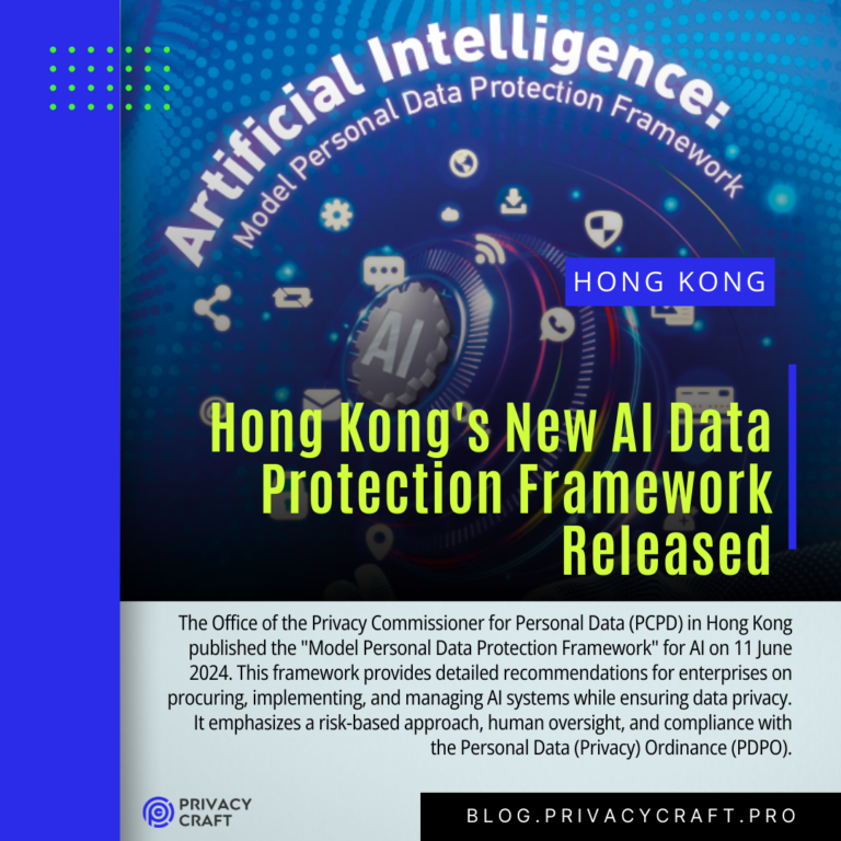 Hong Kong's New AI Data Protection Framework Released