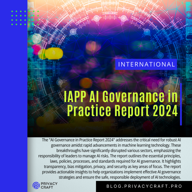 IAPP AI Governance in Practice Report 2024