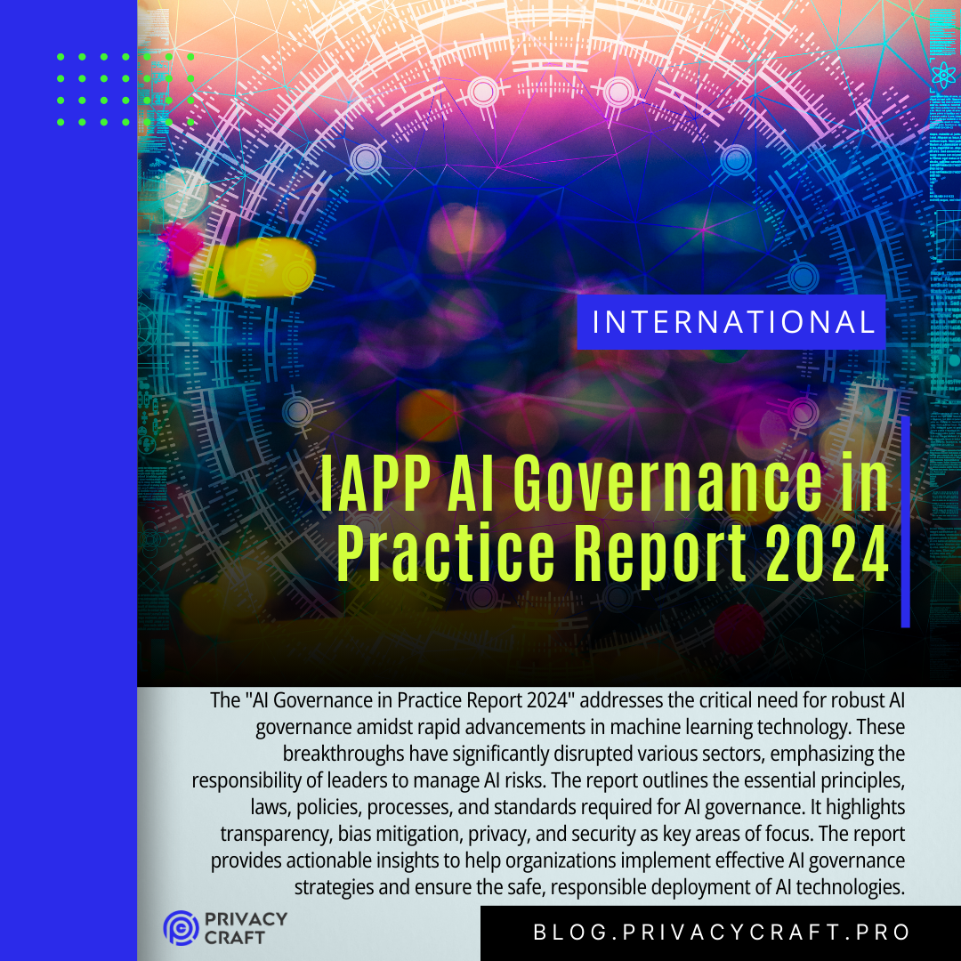 IAPP AI Governance in Practice Report 2024