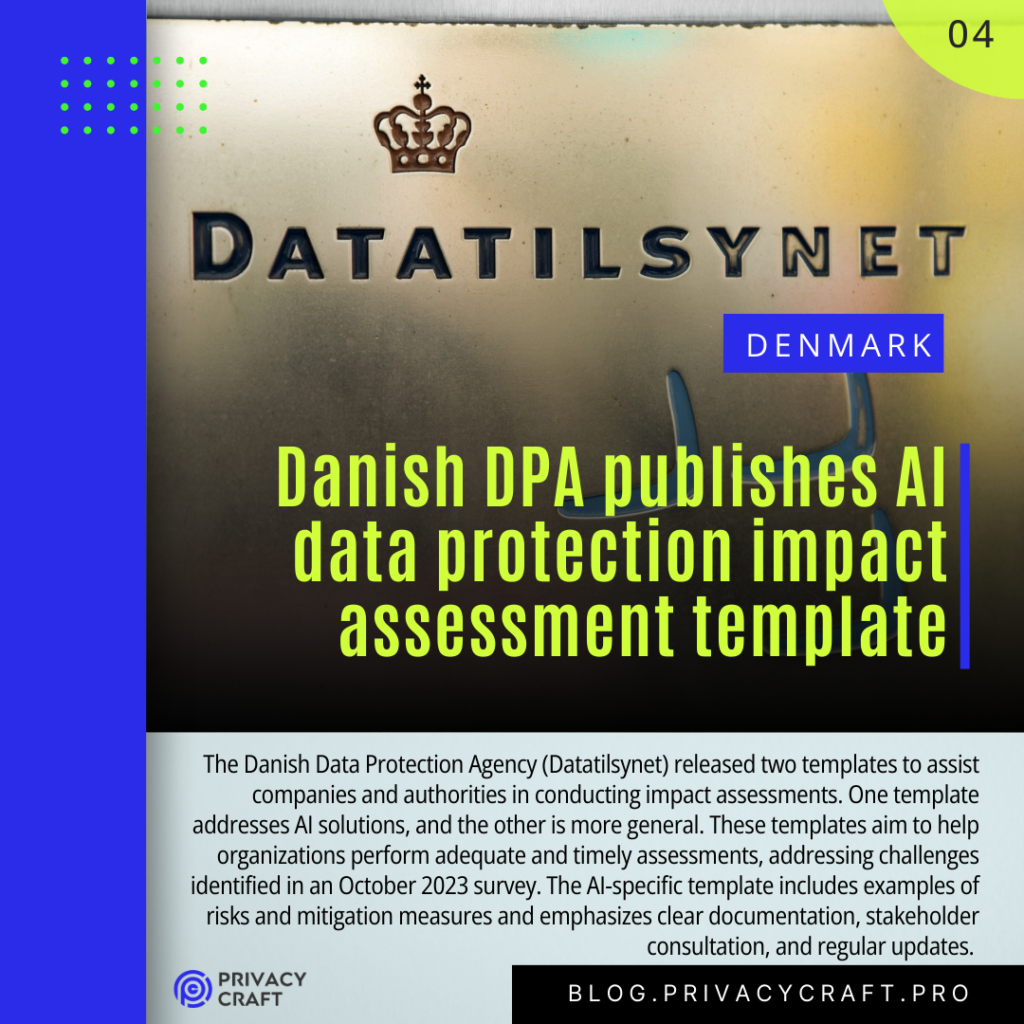 Danish DPA publishes AI data protection impact assessment template