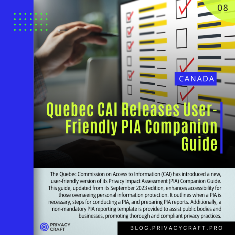 Quebec CAI Releases User-Friendly PIA Companion Guide