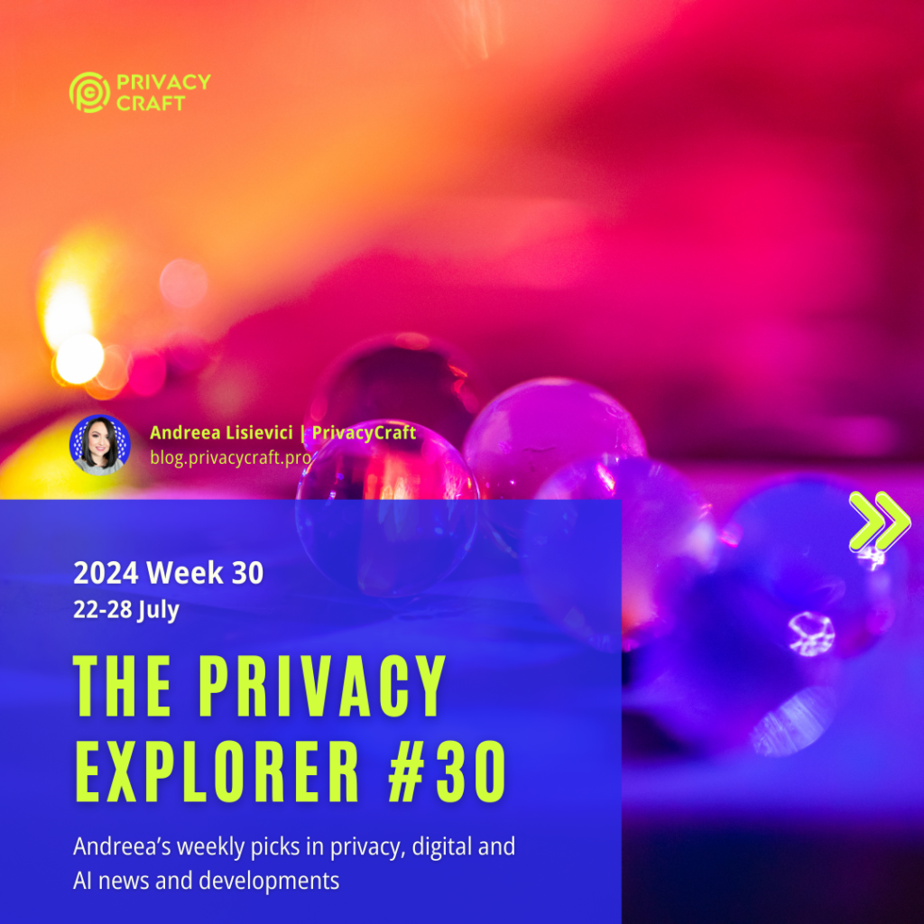 The AI & Privacy Explorer #30 (22-28 July)